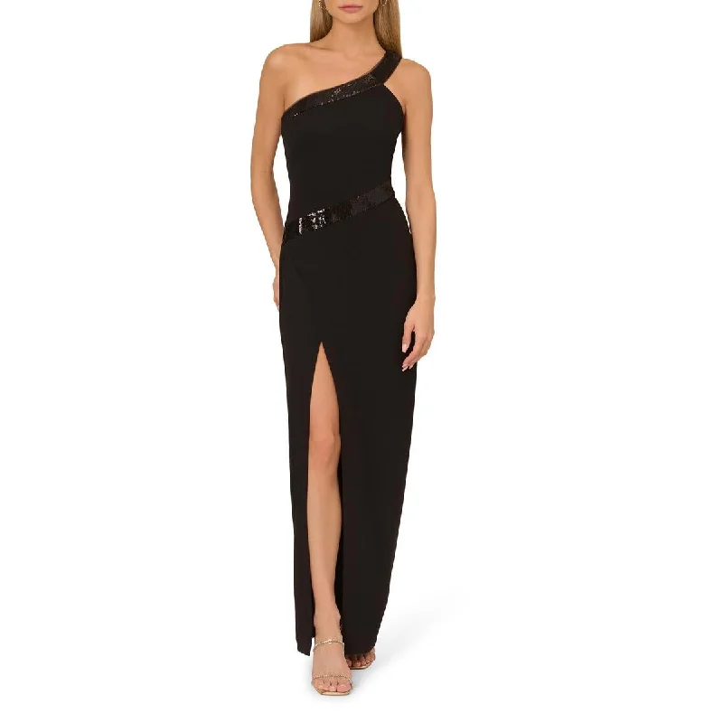 Womens Crepe Sequin Evening Dress Sequin Dress Sexy