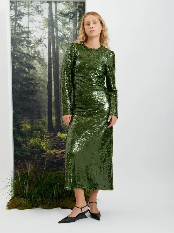 Daria Sequin Midi Dress Floor-length Sequin Dress
