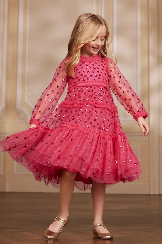 Sequin Kisses Kids Dress Sequin Dress Sparkle
