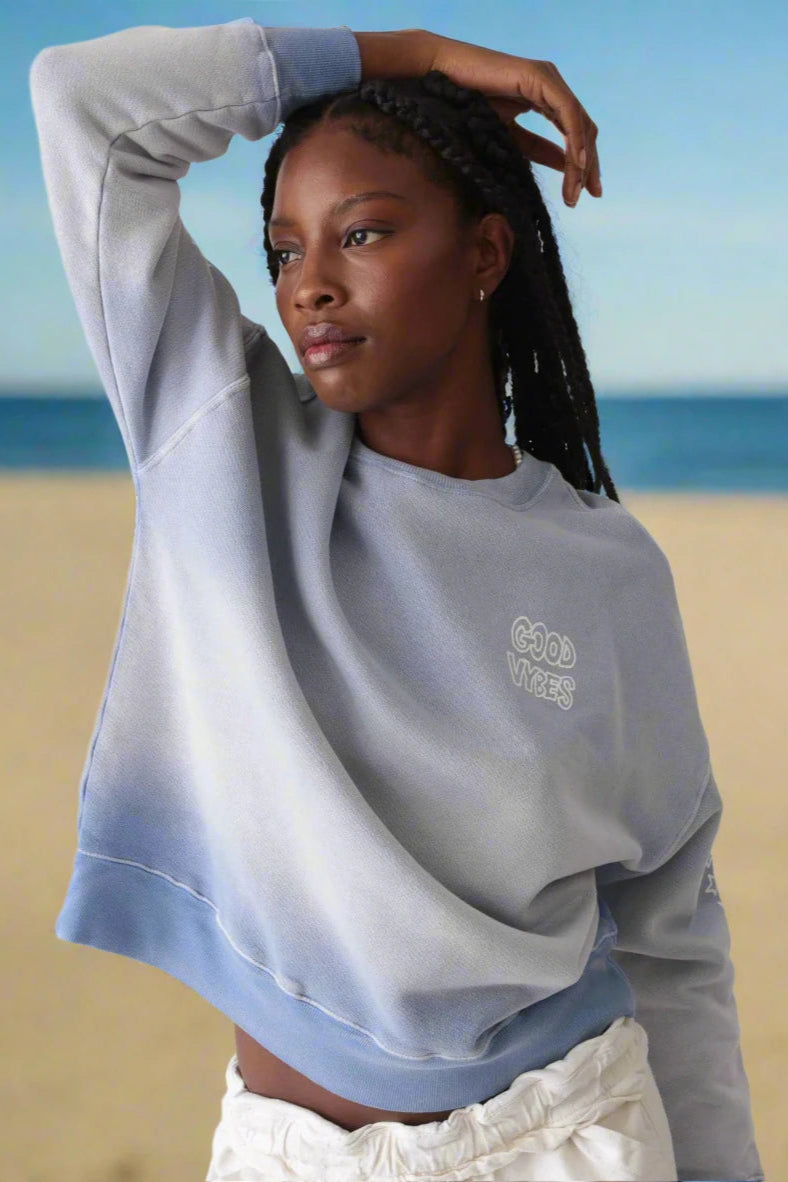 Electric and Rose Good Vibes Atlas Sweater Hoodies & Sweatshirts Combo