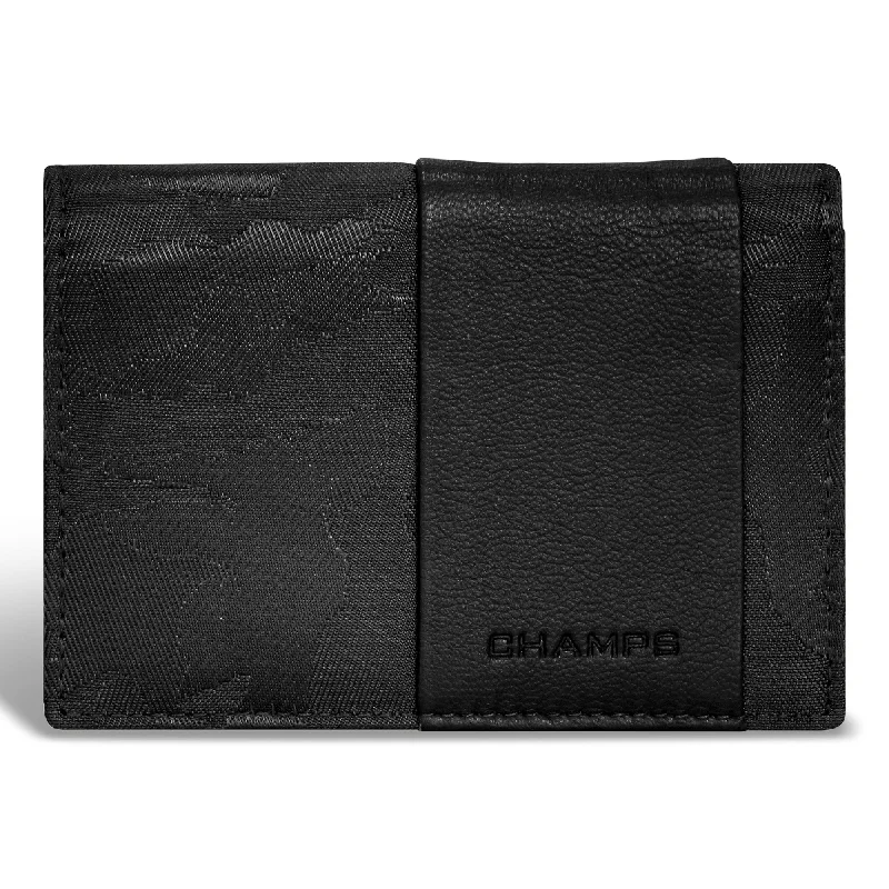 Camo / Leather Cardholder