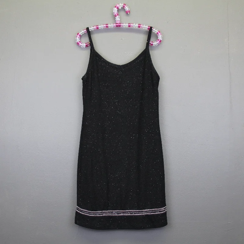 Elisa B Black Fabric Dress