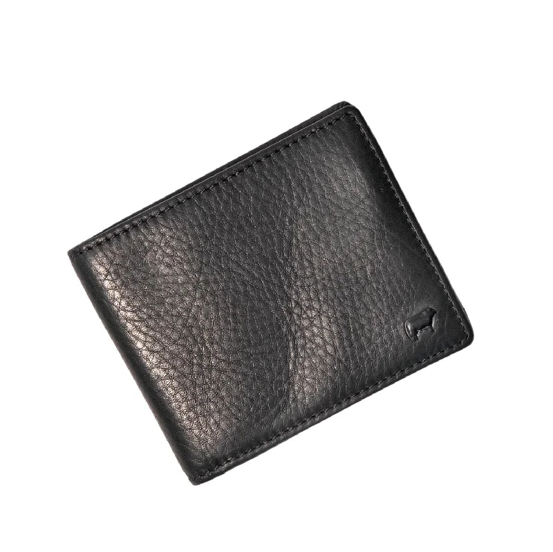 Men's Classic Bill Fold Wallet In Black