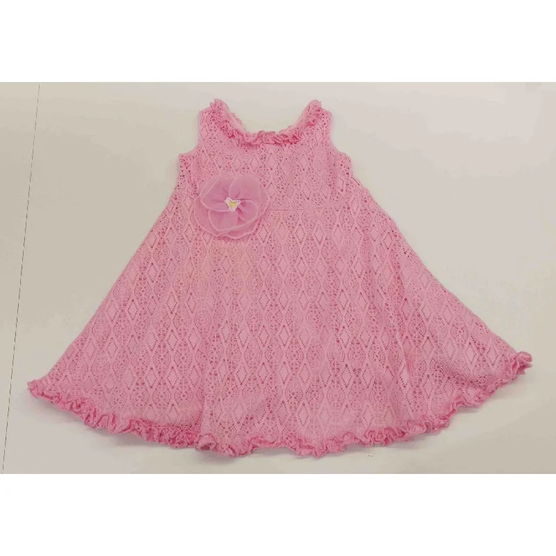 Cach Cach Bubblegum Pink Crochet Dress