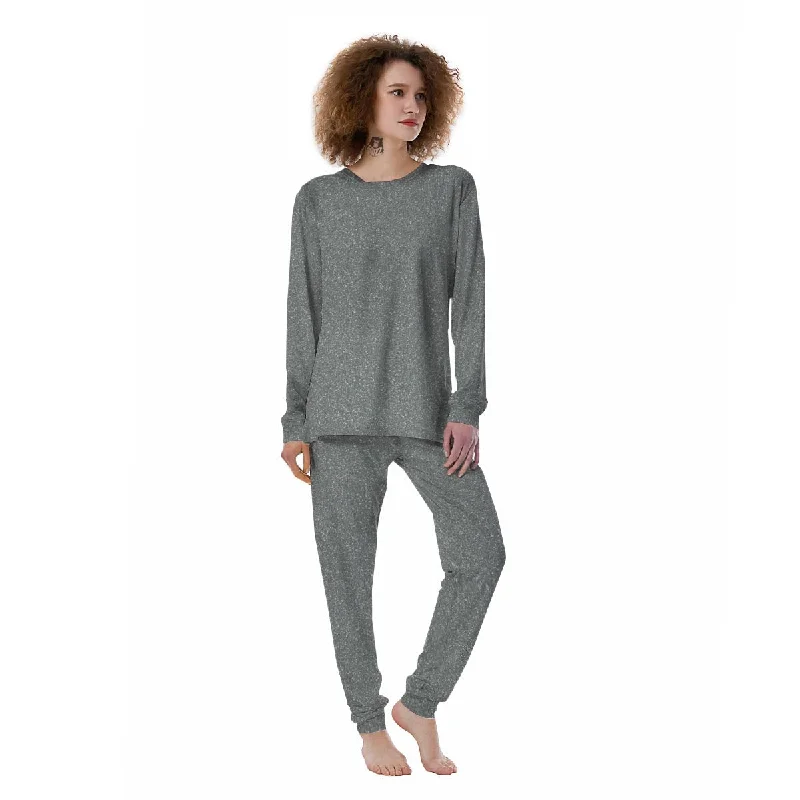 Silver Glitter Artwork Print Women's Pajamas Best pajama sets for lounging