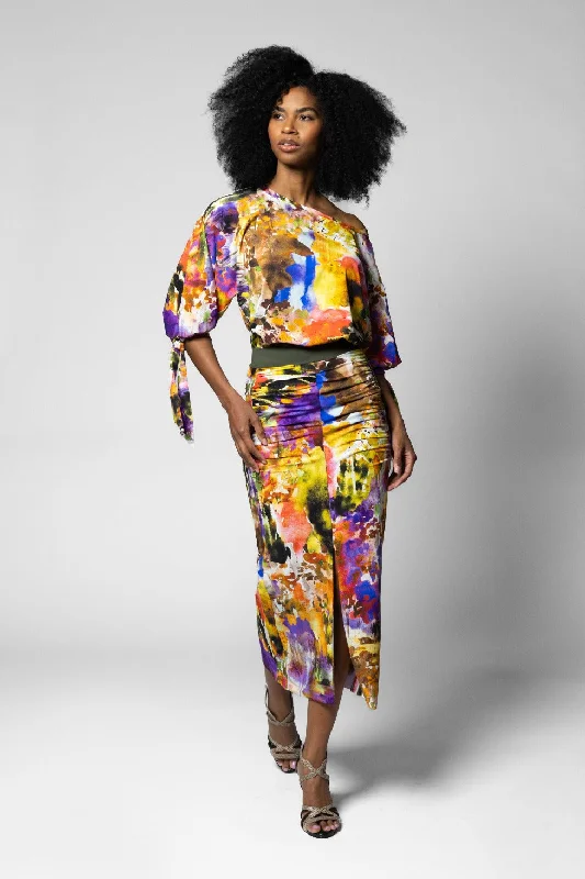 Eugenie Skirt - Biarritz Print Tulle unclassified skirts