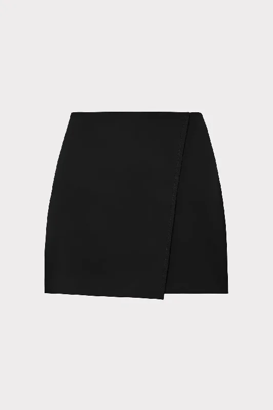 Evalyn Crepe Skort Minimalist unclassified skirts