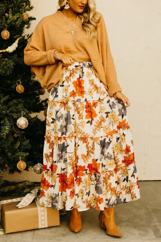 The Hailey Tiered Leaf Skirt Ruffled unclassified skirts