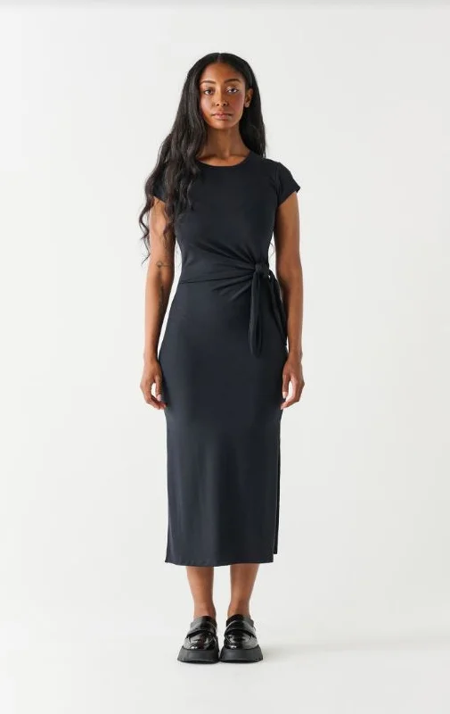 Dex Knot Detail Midi Dress Cheap midi dresses