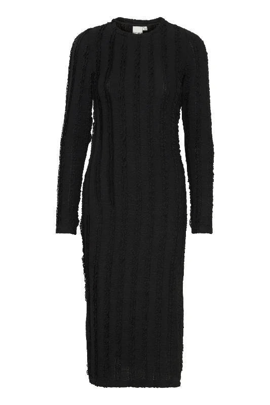 Mandella Midi Dress Black Luxury midi dresses