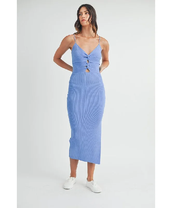 Kate Front Cutout Knit Midi Dress New Year's Eve midi dresses