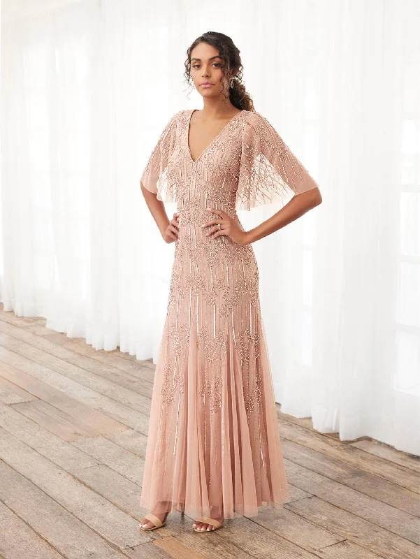 Adrianna Papell Platinum - 40395 Floral Evening Dresses Lace floral dresses