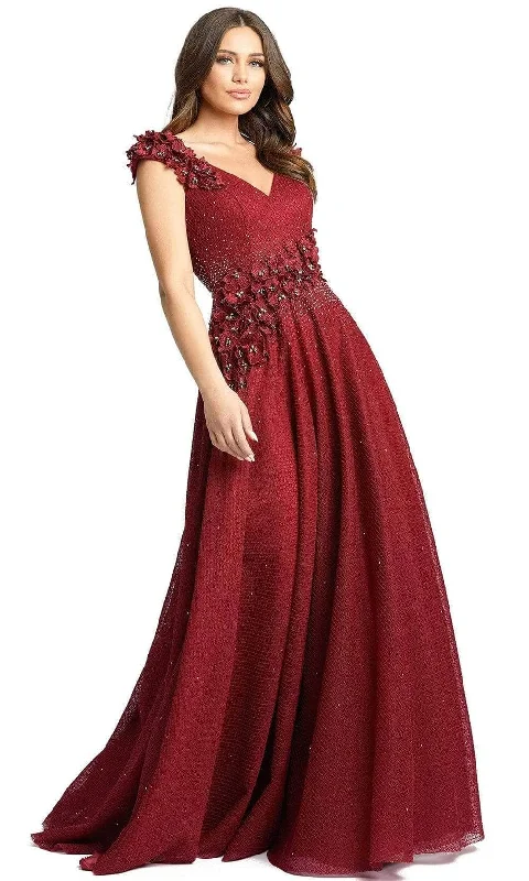 Mac Duggal - 11152 Sleeveless Floral A-Line Dress Vintage floral dresses