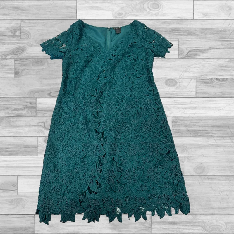 Dress Casual Short By Ann Taylor In Green, Size: 2 Polka Dot Skirt