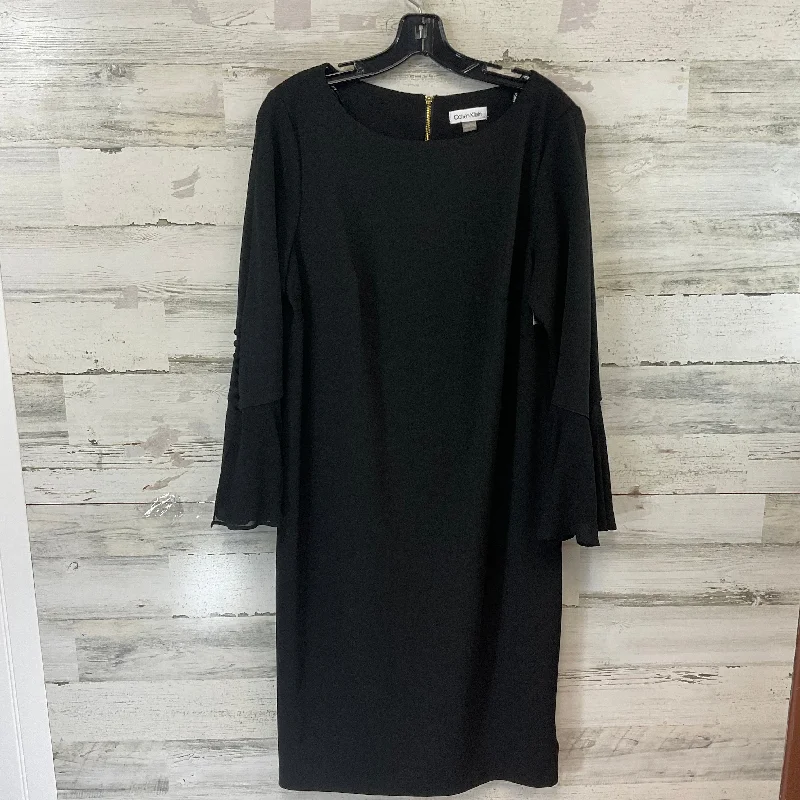 Dress Casual Short By Calvin Klein In Black, Size: 14 Lace-up Mini Skirt