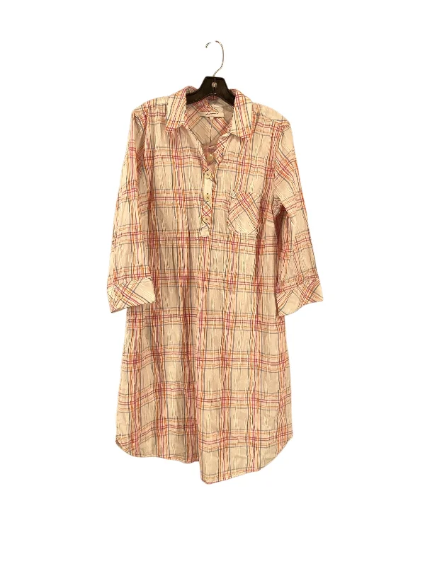 Dress Casual Short By Foxcroft In Plaid Pattern, Size: 16 Boho Mini Skirt