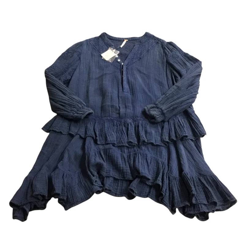 Dress Casual Short By Free People In Blue, Size: Xs Mini Skirt Party