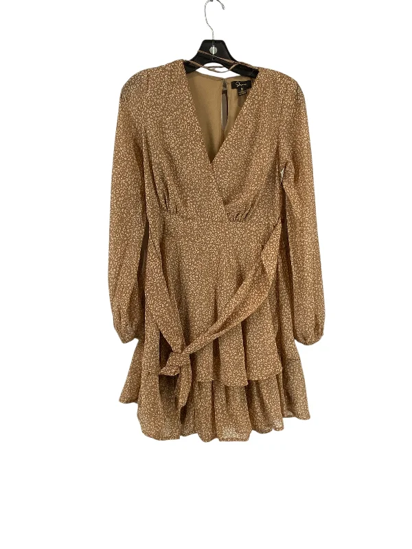 Dress Casual Short By Japna In Brown, Size: M Mini Skirt Outfit