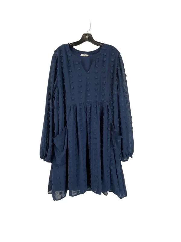 Dress Casual Short By Jodifl In Navy, Size: 2x Skater Mini Skirt
