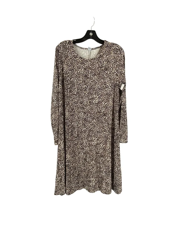 Dress Casual Short By Old Navy In Animal Print, Size: L Pleated Mini Skirt
