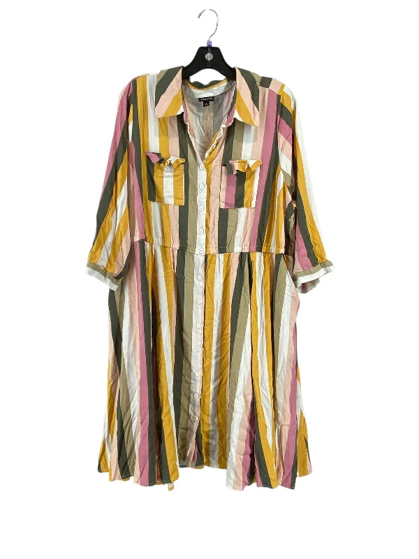 Dress Casual Short By Torrid In Striped Pattern, Size: 3x Mini Skirt Set