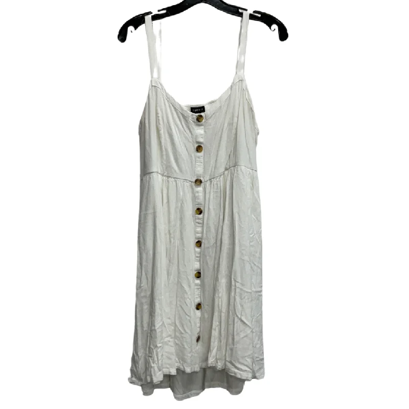 Dress Casual Short By Torrid In White, Size: 2x Plaid Mini Skirt