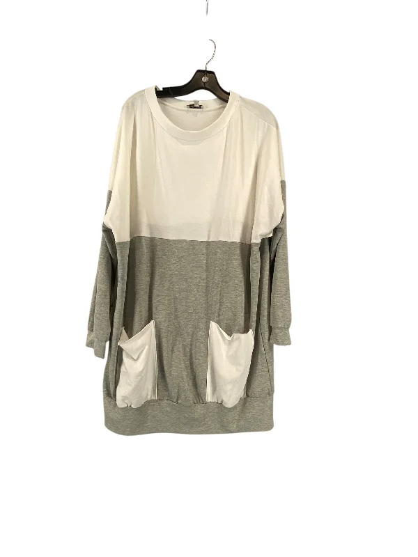 Dress Casual Short By White Birch In White, Size: Xl Mini Skirt with Bow
