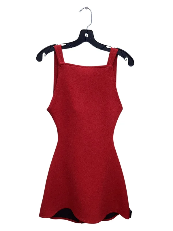 Dress Casual Short By Zara In Red, Size: M Colorful Mini Skirt