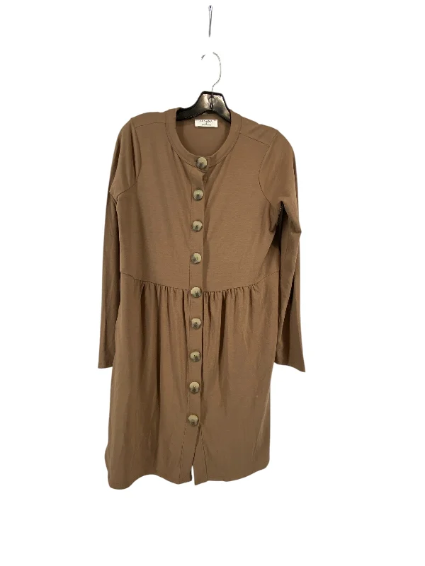 Dress Casual Short By Zenana Outfitters In Brown, Size: S Cozy Denim Mini Skirt
