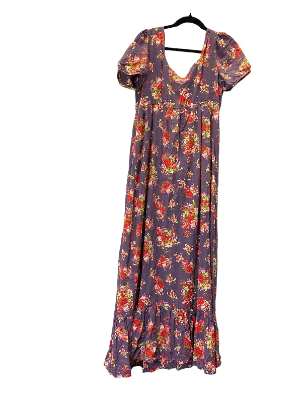 Dress Casual Maxi By Cmc In Floral Print, Size: L Knit Maxi Skirt