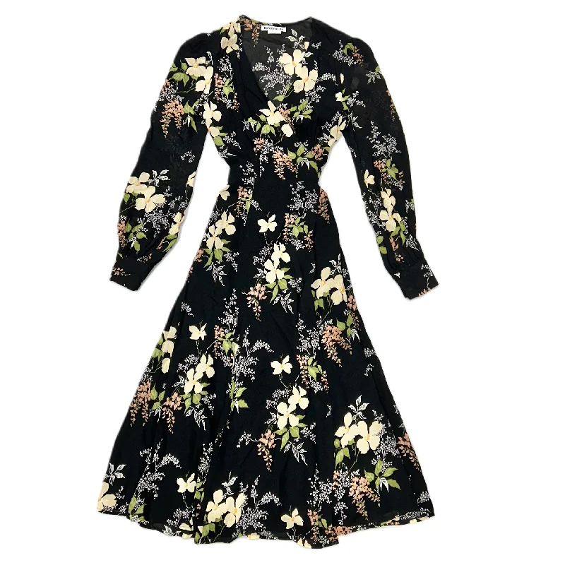 Dress Casual Maxi By Reformation In Floral Print, Size: Xs Soft Ruffled Maxi