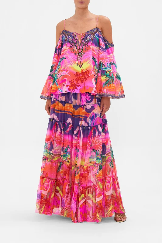 DROP SHOULDER TOP FLIGHT OF THE FLAMINGO Spring unclassified dresses