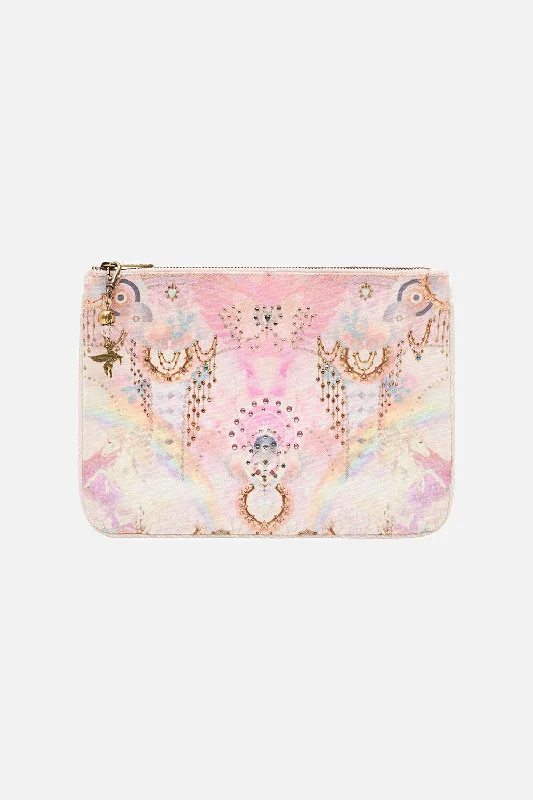 SMALL CANVAS CLUTCH WINGS OF PEGASUS Breathable unclassified dresses