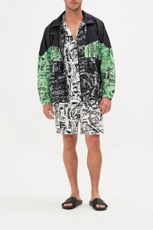 ZIP THROUGH MID LENGTH PARKA JACKET ANTI AUTHORITY ANIMAL AUTHORITIES Printed unclassified dresses