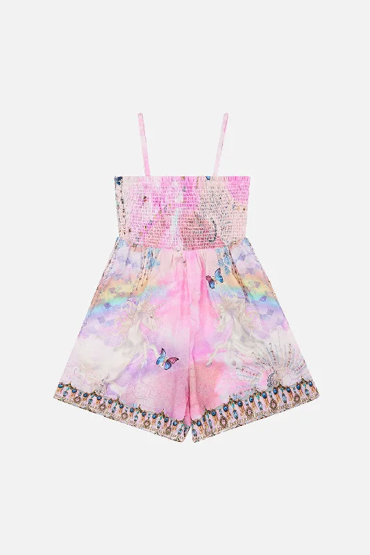 KIDS PLAYSUIT WITH SHIRRING 4-10 WINGS OF PEGASUS Beach unclassified dresses