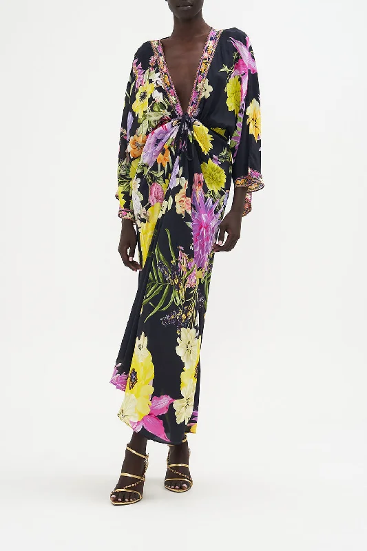DRAWCORD DETAIL DRESS PEACE BE WITH YOU Trendy unclassified dresses
