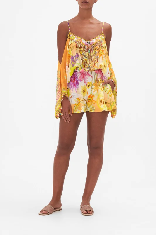 DROP SHOULDER PLAYSUIT HOW DOES YOUR GARDEN GROW Smocked unclassified dresses