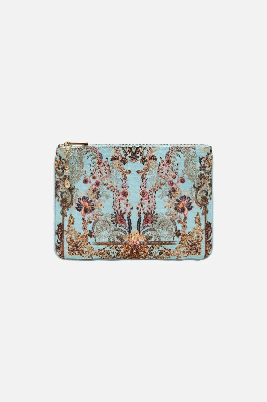 SMALL CANVAS CLUTCH ADIEU YESTERDAY One-shoulder unclassified dresses