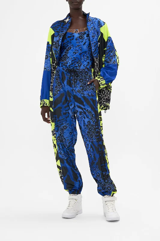 OVERSIZED SPLICED SPORTS JACKET CAT GOT YOUR TONGUE Lace unclassified dresses
