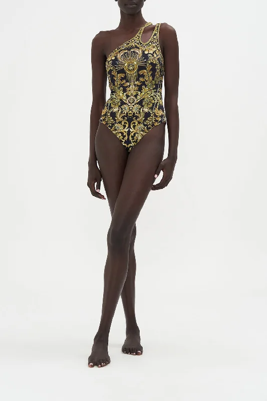 CUT OUT ONE SHOULDER ONE PIECE THE NIGHT IS NOIR Lounge unclassified dresses