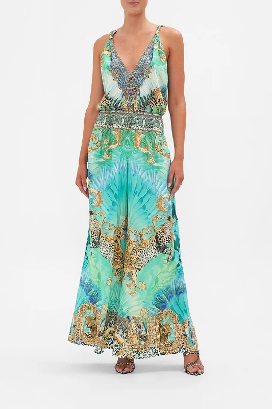 SHIRRED WAIST PANT LAY OF THE LAND Floral unclassified dresses
