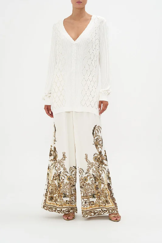 EMBELLISHED V NECK KNIT ROAD TO RICHESSE Cocktail unclassified dresses