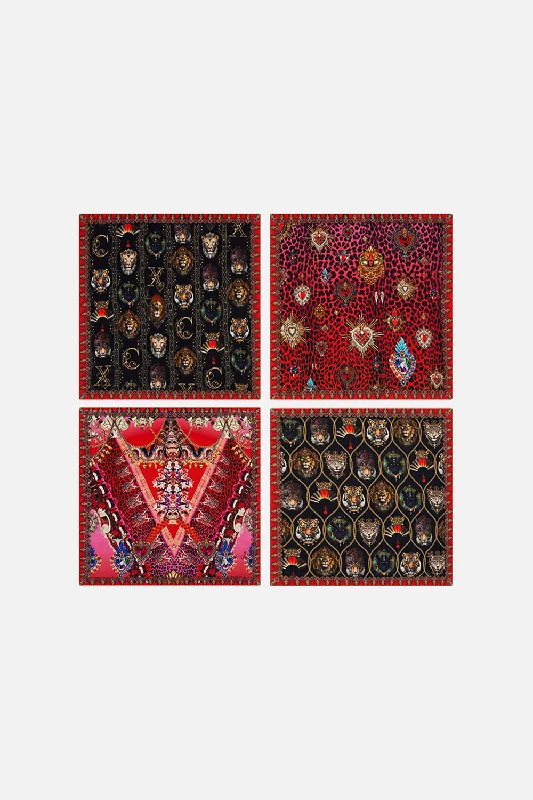 NAPKINS 4 PIECE SET ARTESANIA MANIA Polka dot unclassified dresses