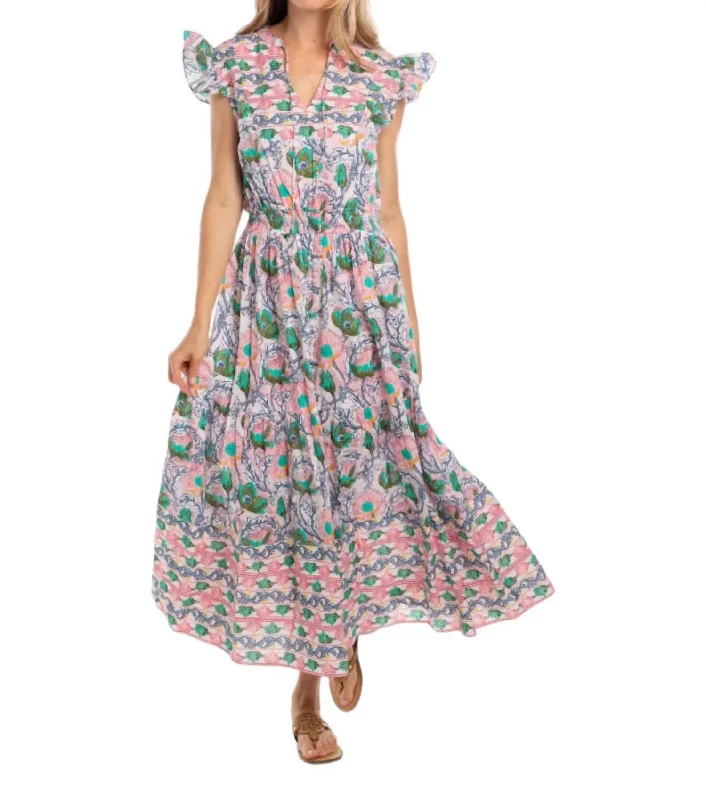 Anika Dress In Multi Pink Print Casual chic unclassified dresses