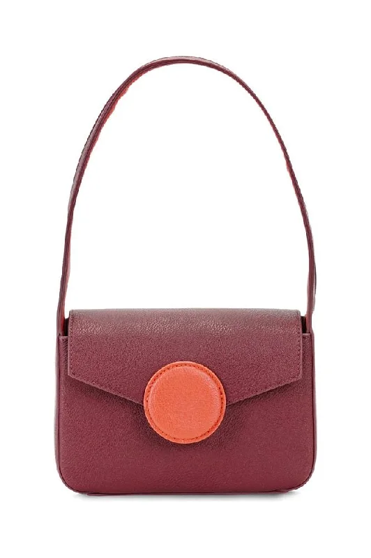 Campo Marzio Vera Baguette Bag - Red Wine Winter unclassified dresses