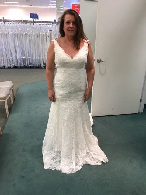 David's Bridal Jewel/WG3757 Ivory Cotton unclassified dresses