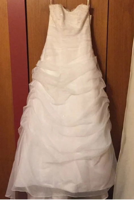 David's Bridal L9479WHITE Short unclassified dresses