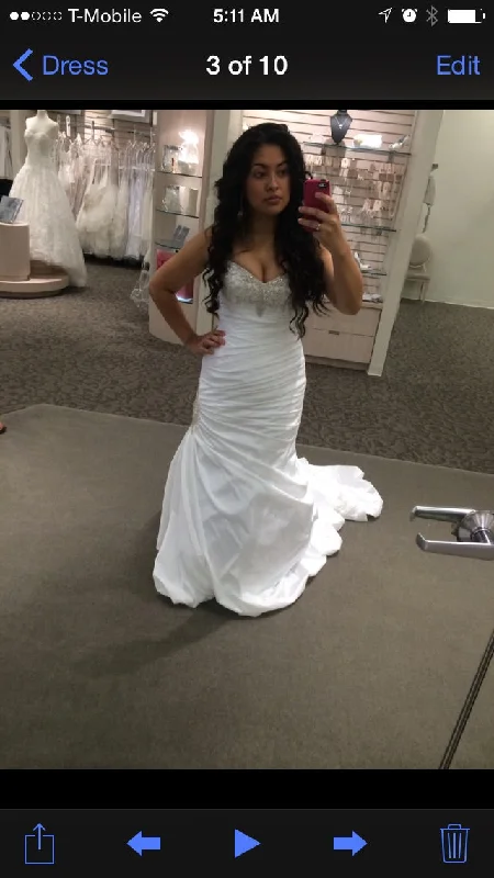 David's Bridal Mermaid/trumpey Short unclassified dresses