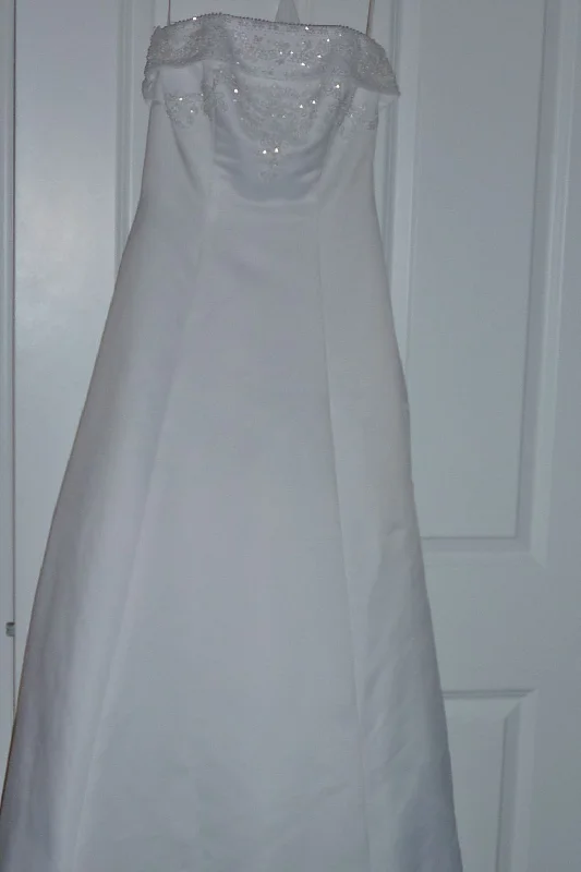 David's Bridal Michelangelo / U8444WHIT Silk unclassified dresses