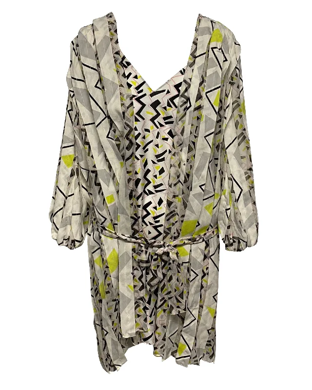 Diane Von Furstenberg MarMara Dress in Multicolor Silk Club unclassified dresses